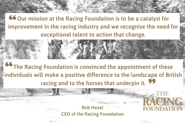 Horse Welfare Board Appoints High-Calibre Strategy Implementation Team Funded by the Racing Foundation