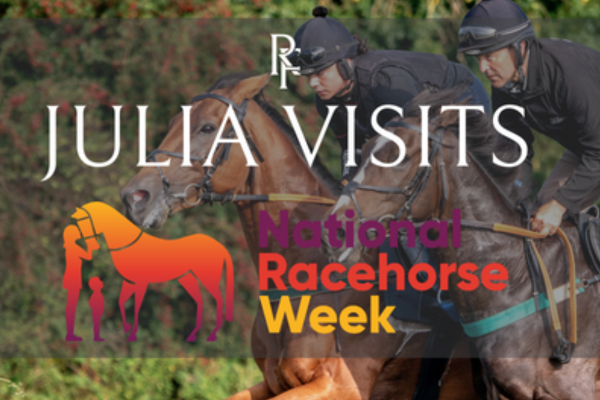 Julia Visits record-breaking National Racehorse Week
