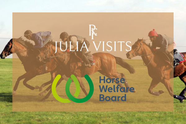 Julia Visits the Horse Welfare Board Banner